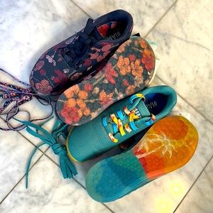 TWO PAIRS NoBull trainers - barely worn - with extra laces!